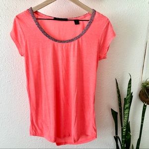 Maison Scotch neon melon top